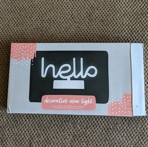 HELLO Neon Sign
